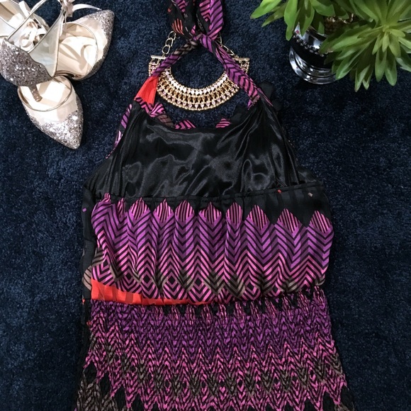 💵★FAST SHIPPING★💵 Ruffle Halter Top 💜 - Picture 2 of 2